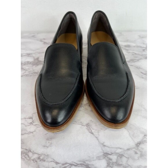 Everlane Women's Black The Modern Leather Loafers Sz 5 - Picture 3 of 11